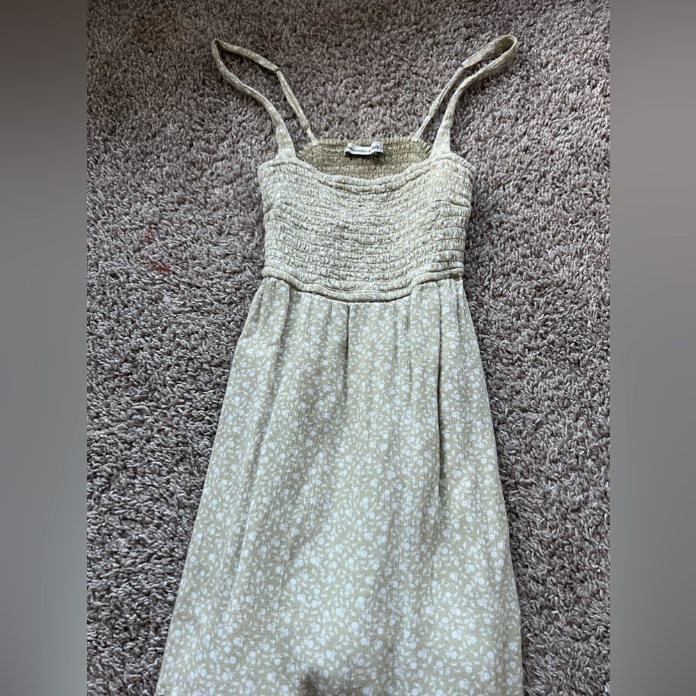 Abercrombie green mini dress